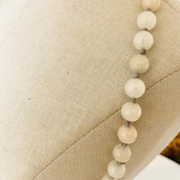 Vintage Natural Ombré Jade Tassel Necklace - Picture 13 of 17